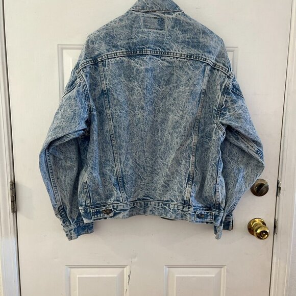 Vintage Levi's Acid Wash Trucker Made In USA 70507-0219 Denim Jacket Sz Lr - Picture 7 of 12